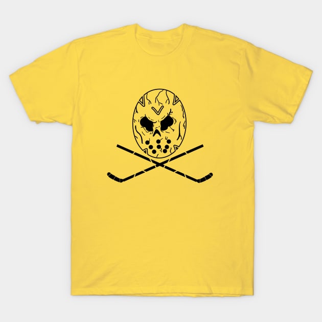 Hockey Skull and Crossbones T-Shirt by Sbrown1521